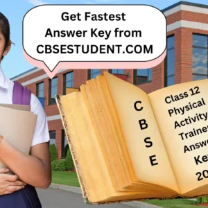 CBSE Class 12 Physical Activity Trainer Answer Key 2025 Paper Code 369 Set 4